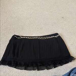 SASHA THERESE BLACK MINI SKIRT